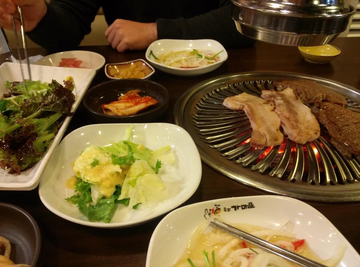 Typisches koreanisches Essen