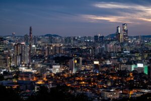 Die Skyline von Seoul